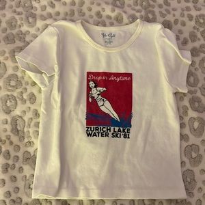 Brandy Melville Graphic Baby Tee